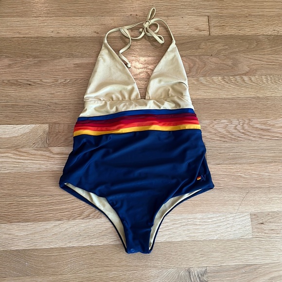 Aviator Nation Other - Aviator Nation One Piece Rocker Mermaid Swimsuit Small